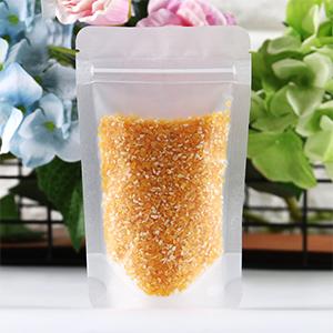 أكياس مايلر المفتوحة العلوية ، ماتي واضحة ، سستة قفل حراري الحقيبة مع الشق المسيل للدموع لتعبئة قفل تخزين الطعام بسحّاب 6