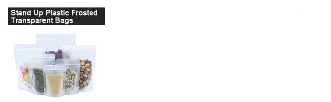 أكياس مايلر المفتوحة العلوية ، ماتي واضحة ، سستة قفل حراري الحقيبة مع الشق المسيل للدموع لتعبئة قفل تخزين الطعام بسحّاب 5