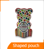 أكياس هدايا لعبة الحلوى ، غير سامة ، مقاومة للرطوبة ، مقاومة للماء ، أكياس مجمعة جانبية ، أكياس بفوهة ، أكياس مسطحة 20