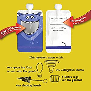 أكياس الطعام المحمولة ، كيس مسحوق حليب الأطفال ، أكياس التخزين ، أكياس تغذية الرضع ، حاوية مسحوق حليب الأطفال 0