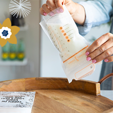 منظم التجميد ، حاوية ، نظام تخزين ، ملحقات الرضاعة الطبيعية ، خالية من BPA ، قفل بسحاب مزدوج 3