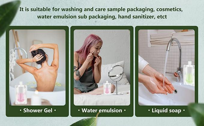 تخزين صدفي ، كيس صنبور قائم ، معقم لليدين ، شامبو لوشن ، زجاجات سائل مكياج ، حقيبة سفر 1