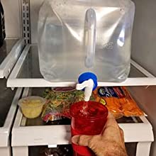 حاوية مياه مع حنفية ، إبريق تخزين ، حقيبة ظهر للمشي لمسافات طويلة ، طقم بقاء ، مقصف مائي 0