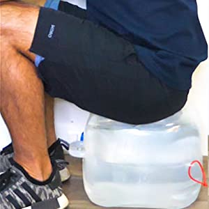 حاوية مياه مع حنفية ، إبريق تخزين ، حقيبة ظهر للمشي لمسافات طويلة ، طقم بقاء ، مقصف مائي 7