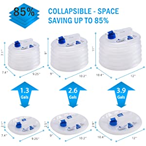 إبريق تخزين المياه المحمول ، حامل المياه ، مقصف قابل للطي ، في الهواء الطلق للشواء والتخييم والتنزه 6