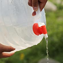 إبريق تخزين المياه المحمول ، حامل المياه ، مقصف قابل للطي ، في الهواء الطلق للشواء والتخييم والتنزه 2