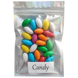 أكياس مايلر مقاومة للرائحة ، أكياس Zip lockk صغيرة من رقائق معدنية ، هدايا عيد الميلاد للهالوين ، قفل انزلاق الحقيبة 2