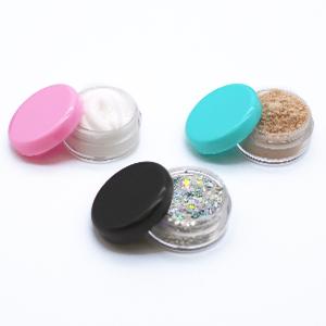 5 جرام 5 مللي وعاء بلاستيكي شفاف صغير كريم مع غطاء برغي حاوية مستحضرات التجميل جرة بلاستيكية فارغة 2