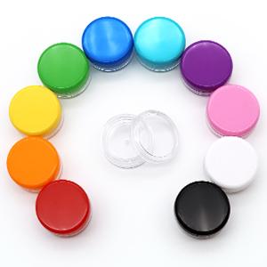 5 جرام 5 مللي وعاء بلاستيكي شفاف صغير كريم مع غطاء برغي حاوية مستحضرات التجميل جرة بلاستيكية فارغة 1