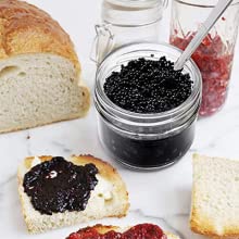 برطمانات تعليب صغيرة بأغطية سوداء ، وعاء تخزين زجاجي ، مستحضرات تجميل ، لوشن ، كريم ، مكياج 3