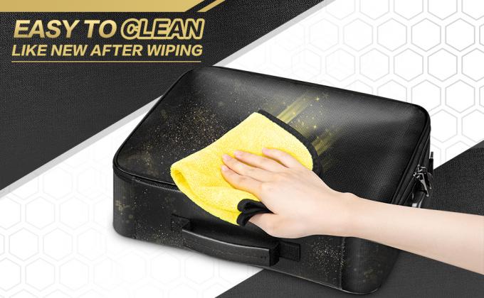 منظم المستندات مع صندوق مستندات مقاوم للحريق ، آمن لمستندات حقيبة النقود ، حقيبة قفل الملفات الآمنة 1