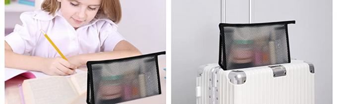 حقائب مكياج مستحضرات التجميل ، حقيبة أدوات الزينة ، حقيبة سفر ، منظم ثلاثي الأبعاد ، حقيبة أدوات الزينة بسحاب 1