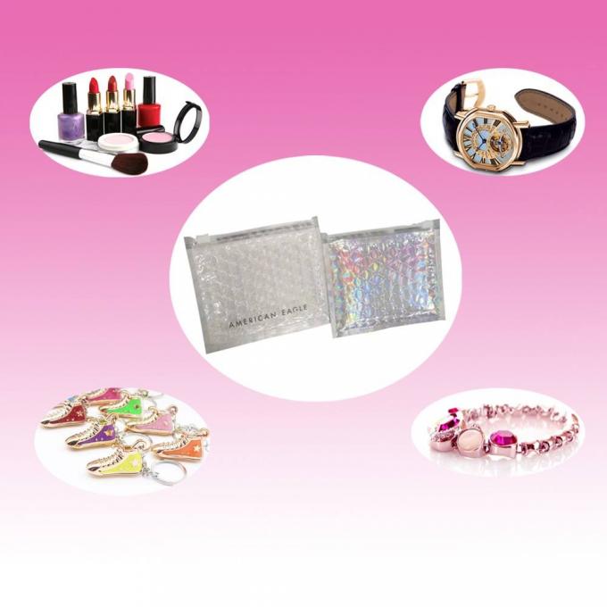 مستحضرات التجميل أكياس فقاعة المنزلق سستة مستحضرات التجميل ، الحقيبة البريدي مبطن للجمال ، العناية بالبشرة ، حزمة حقيبة المجوهرات 3