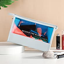 DAZZLING HOLOGRAPHIC ، حقيبة مستحضرات التجميل بالليزر PVC من مادة البولي يوريثان ، حقائب منظم المكياج ، محفظة جيلي ، أدوات الزينة المعلقة 1