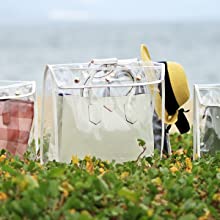 تصميم عصري لمحفظة حقيبة يد PVC فاخرة ، غطاء غبار منظم ، واقي حقيبة ، إغلاق مغناطيسي 6