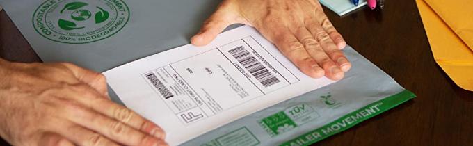 رسائل بريدية قابلة لإعادة التدوير مقاومة للماء ، رسائل بريدية صديقة للبيئة ، أكياس شحن للملابس ، تغليف مغلفات بريدية 8