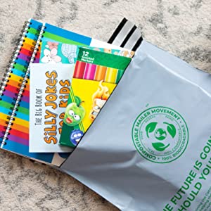 رسائل بريدية قابلة لإعادة التدوير مقاومة للماء ، رسائل بريدية صديقة للبيئة ، أكياس شحن للملابس ، تغليف مغلفات بريدية 7