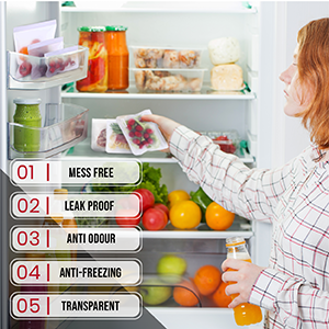 PEVA ، سيليكون ، أكياس طعام بالفريزر قابلة لإعادة الاستخدام للتخزين قابلة لإعادة الاستخدام ، حاوية غداء محكمة الإغلاق Zip lockk مانعة للتسرب 1