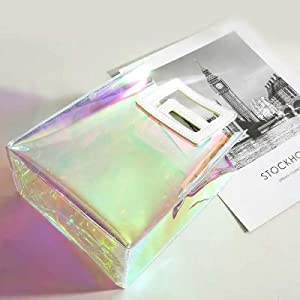 حقيبة نسائية ، حقائب ملعب ، حقيبة حمل PVC ، حقيبة يد ، حقيبة تغليف هدايا المهرجانات ، حقيبة تخزين بمقبض مستحضرات التجميل 7