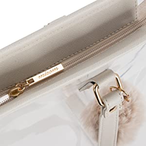 حقيبة شفافة ثلاثية الأبعاد ، رائعة للألعاب الرياضية أو العمل أو السفر الأمني ​​أو أماكن الاستاد أو الحفلات الموسيقية 7