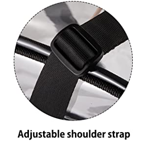 أكياس شفافة ، معتمدة من الملعب ، من خلال حقيبة حمل ، حزام كتف ، حقيبة شفافة كبيرة 7