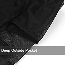 حقائب يد شبكية للشاطئ ، جيوب كبيرة جدًا ، حقيبة واق من المطر كبيرة الحجم ، أكياس شبكية ، جيوب منتجات البقالة 2