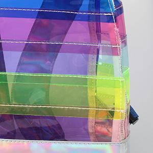 حقيبة ظهر مدرسية للطالبات حقيبة سفر يومية للفتيات والنساء ، حقائب برباط ، قوس قزح متعدد الألوان 20