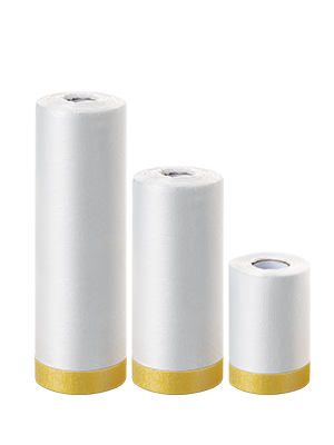 مجموعة فيلم اخفاء لفة السيارات ، طقم صينية الطلاء ، لاصق مسبقًا ، أغطية أغطية ، غطاء حماية أثاث السيارة 6