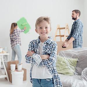 ورقة القماش المتساقط من البلاستيك للرسام ، مقاوم للماء ، مقاوم للصدأ ، غطاء أثاث مضاد للغبار ، غطاء أريكة ، غطاء أثاث 4