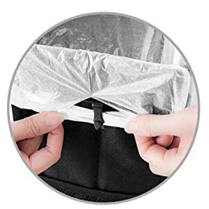 أكياس القمامة في السيارة منظم المقعد الخلفي للسيارة ، مبرد ، علبة قمامة السيارة ، جيوب التخزين ، صندوق محمول قابل للطي 10