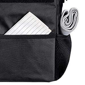 أكياس القمامة في السيارة منظم المقعد الخلفي للسيارة ، مبرد ، علبة قمامة السيارة ، جيوب التخزين ، صندوق محمول قابل للطي 8