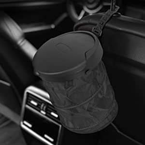 حقيبة تخزين قمامة السيارة ، جيوب تخزين مانعة للتسرب منظم قابل للطي ومحمول ومقاوم للماء 15