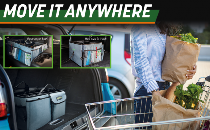 حاوية تخزين ، صندوق تخزين من جلد البولي يوريثان المقاوم للماء ، منظم صندوق السيارة ، وحدات تحكم ومنظمون للسيارة 4