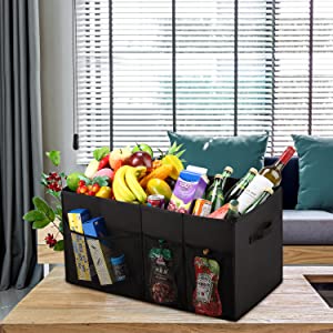 منظم صندوق السيارة لسيارات الدفع الرباعي ، سعة كبيرة قابلة للتوسيع ، منظم تخزين صندوق الأمتعة القوي ، قاعدة غير قابلة للانزلاق 15