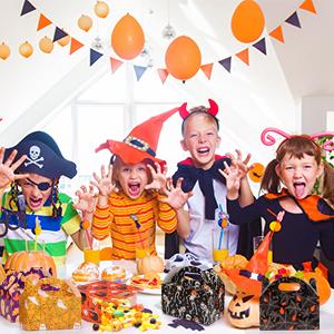 أكياس اليقطين في الحديقة ، أوراق احتفالية ، زينة الهالوين ، خدعة أو علاج ، لوازم الحفلات ، أكياس قودي عملاقة 17