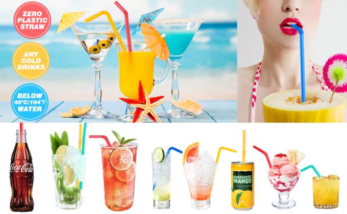 PLA نباتي ، غلاف فردي ، ماصة شرب كوكتيل ، صديق للبيئة ، نشاء الذرة ، مرن ، ملعقة ، شوكة ، كشري 0