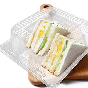 عبوة سلطة قابلة للطي ذات مفصلات صدفيّة ، علبة غداء مقسمة للوجبات الجاهزة 10