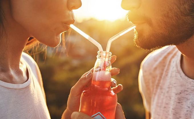 ماصات الشرب PLA ، ماصات CPLA العملاقة ، مغلفة بشكل فردي ، ماصات نباتية مرنة قابلة للتحلل ، كوكتيل 16