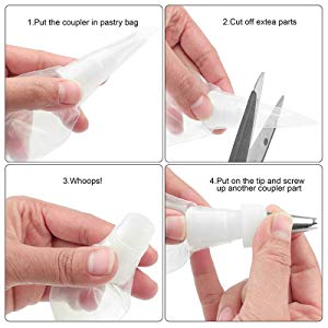 أكياس المعجنات القابلة للتحلل ، أكياس تزيين الكيك ، أطقم لوازم الحلوى ، أكياس الجليد 2