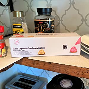 أكياس المعجنات القابلة للتحلل ، أكياس تزيين الكيك ، أطقم لوازم الحلوى ، أكياس الجليد 11