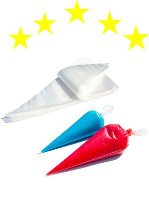 أكياس المعجنات القابلة للتحلل ، أكياس تزيين الكيك ، أطقم لوازم الحلوى ، أكياس الجليد 13