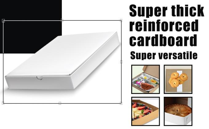 صندوق ورق تغليف البيتزا المخصص مموج بحجم مختلف ، صندوق غداء حزمة بيتزا بسيط 2