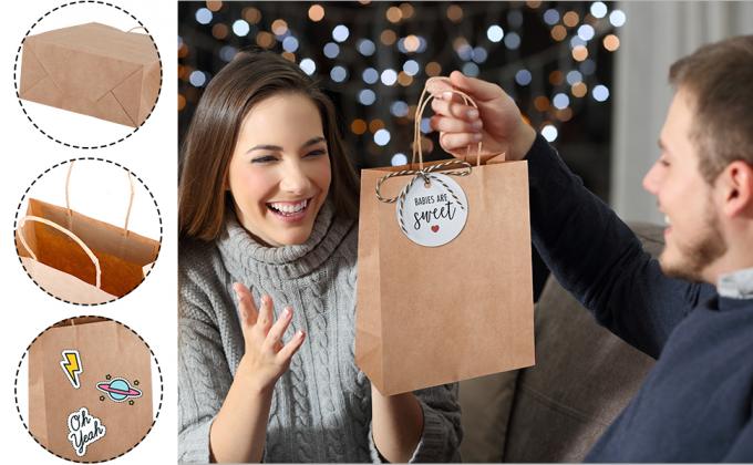 أكياس التسوق القابلة لإعادة التدوير ، وأكياس البيع بالتجزئة ، وأكياس الحفلات ، وأكياس البضائع ، وأكياس الهدايا ، وأكياس بيع البضائع بالتجزئة 0