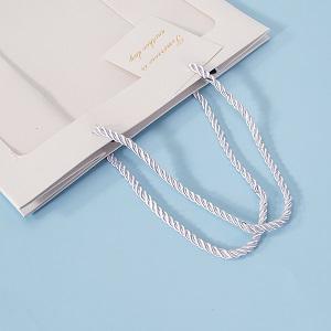 أكياس ورق كرافت مربعة الشكل ، حقيبة ورقية سميكة مع نافذة لحفلات الزفاف ، والحفلات ، وأعياد الميلاد ، والتسوق ، وأكياس الزهور 2