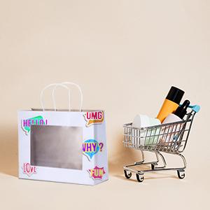 حقيبة بيع بالتجزئة بمقبض حبل ، ومعدن ، وأكياس عمل ، وأكياس يدوية ، وأكياس حفلات ، وأكياس قابلة لإعادة التدوير 12