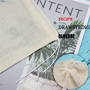 أكياس الرباط القطنية ، أكياس الشاش القطنية ، الحقيبة القطنية ، الأكياس القابلة لإعادة الاستخدام ، حقيبة المجوهرات ، أكياس أكياس الهدايا 7