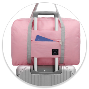 حقيبة من القماش الخشن الرياضي ، حقيبة تخزين قابلة للطي ، مكياج أدوات الزينة ، حقائب كتف للسفر من القطن مع سحابات 20