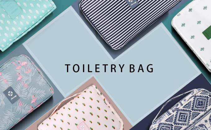 منظم مستحضرات التجميل للعناية بالبشرة والمكياج للسفر ، حقيبة أدوات الزينة ، حقيبة من القماش الخشن قابلة للطي ، مقصورات تخزين متعددة 20