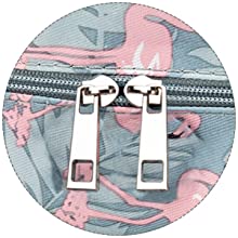 منظم مستحضرات التجميل للعناية بالبشرة والمكياج للسفر ، حقيبة أدوات الزينة ، حقيبة من القماش الخشن قابلة للطي ، مقصورات تخزين متعددة 24