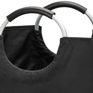 سلة الغسيل أفضل عربة غسيل سلة غسيل متسخة بمقبض ، سلة غسيل قابلة للطي سهلة التخزين 11